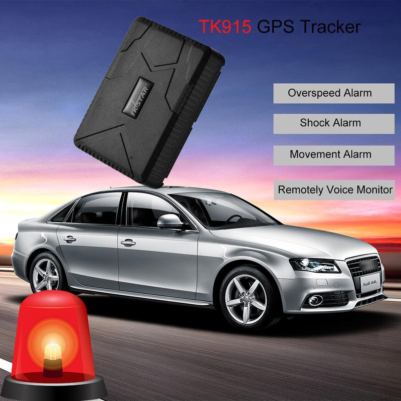 3G GPS-трекер для автомобиля TKSTAR TK915 80 дней GPS-локатор Автомобильный магнит Отслеживание в реальном времени GPS-трекер 3G Автоматическая сигнализация удара PK TK905