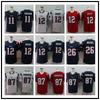 Американский футбольный джерси Команда Patriots Номер 12 Brady 87 11 Издание Legacy Унисекс Хлопковая спортивная футболка Для фанатов Тренировка