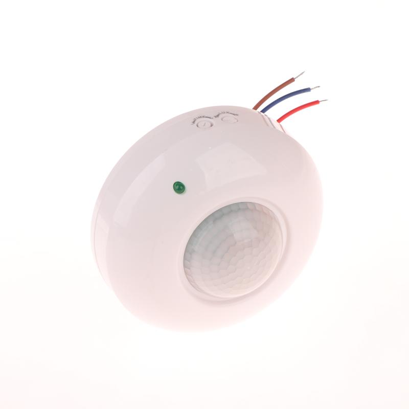 1 Комплект Ac110-240V Потолочный Pir Сверхтонкий Выключатель Света с Датчиком Движения Инфракрасный Детектор Человеческого Тела 180 Градусов