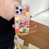Imd двухслойный чехол для мобильного телефона трехмерный гриб шиитаке Super Mario с браслетом для Apple 16 желе защитный чехол 15
