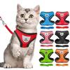 S-XL Pet Leash Cat and Dog Rope Vest Type Mesh Breathable Pet Harness