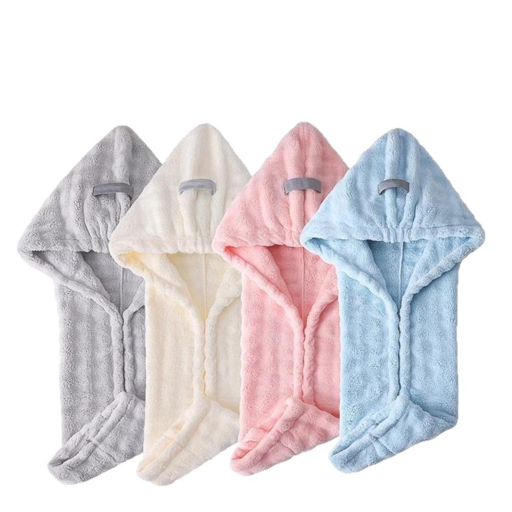 Thickened Hair Drying Cap Quick-drying Shower Cap Wiping Hair Towel For Women with Long Hair