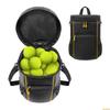 Two Way Zippers Tennis Storage Bag Shoulder Strap Tennis Balls Holder Bag Baseball Bag