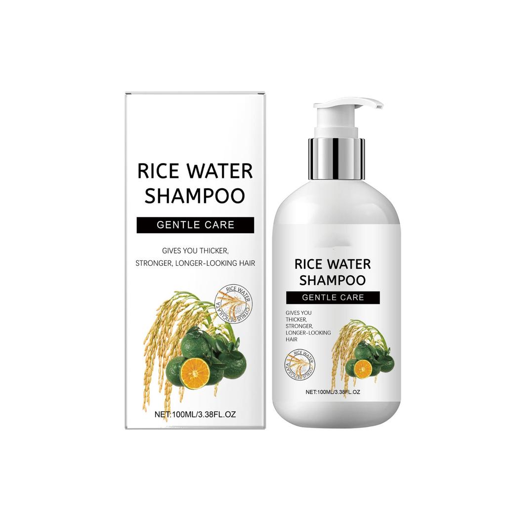 Шампунь с рисом, очищающий массаж кожи головы, увлажняющий и разглаживающий волосы, питательный шампунь