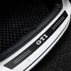 SVLHP1 Car Carbon Fiber Rear Bumper Trunk Protection Stickers for Volkswagen VW GOLF MK6 Polo id6 Tiguan CC PASSAT GTI R Line Scirocco