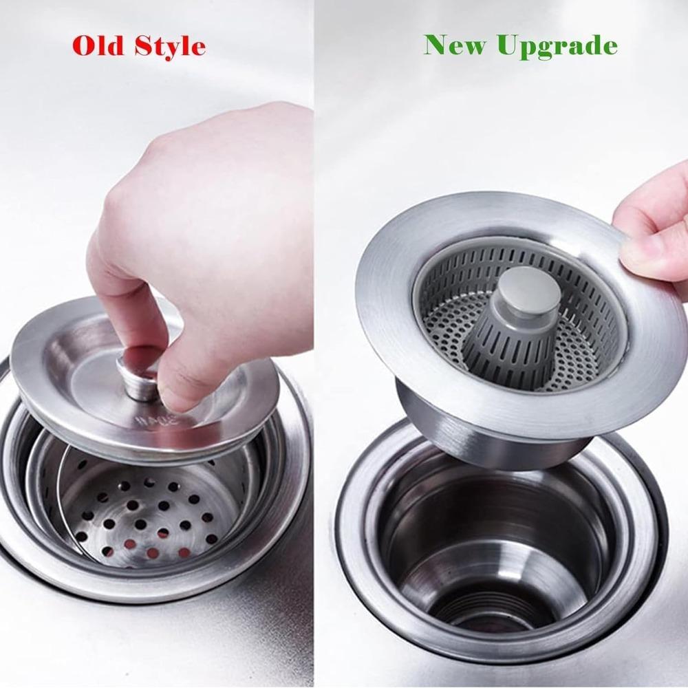 Leak-proof Plug Filter Sink Bouncing Core Drain Basket Easy To Clean Sink Strainer