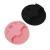 Силиконовая круглая щетка для ванны, многофункциональная силиконовая щетка для душа, черная, розовая
