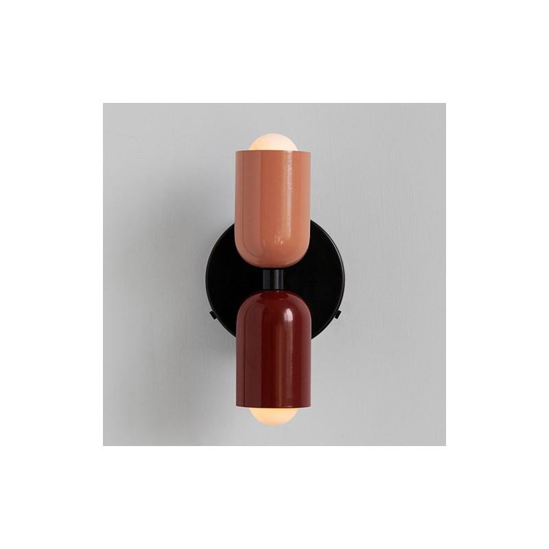 Ретро Железный Настенный Светильник С Двумя Плафонами Для Домашнего Интерьера И Спальни