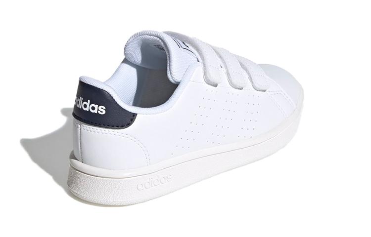 Adidas Neo ADVANTAGE BP Abrasion Resistant Low top Kids' Skateboarding Shoes White, Blue Tail FW2589