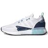 ZX 2K Boost Игровой набор Унисекс Белый Синий Повседневная обувь Кроссовки H05148