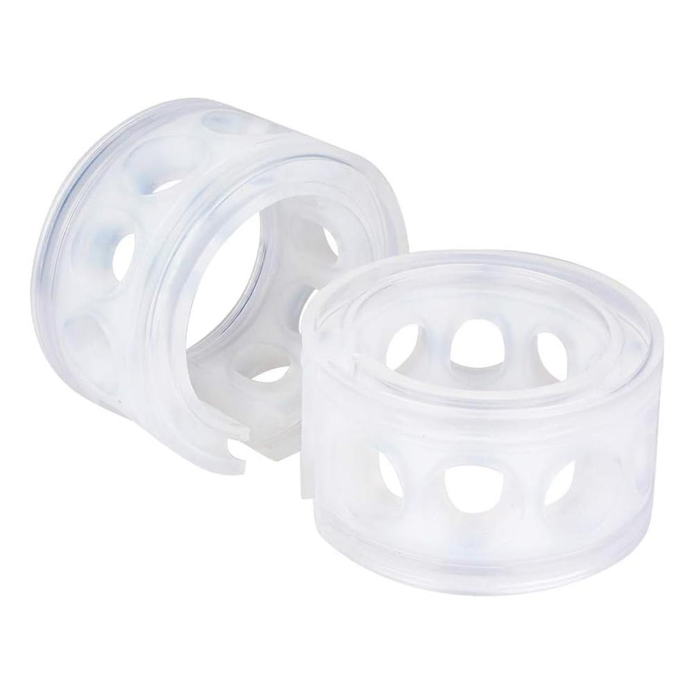 2Pcs Type-B Transparent Car Shock Absorber Spring Bumper Buffer Retainer Cushion