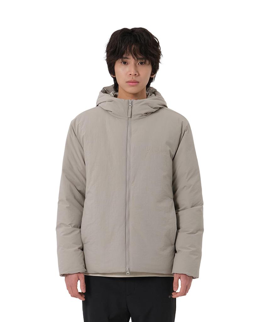 Snow Peak Пуховик Land Hood LW Верхняя одежда Пух и туман Размер L GS-S25WMGDJ50, Куртка, Наполнитель, Мужской Женский, Серый,