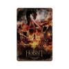 Abstract ring art retro travel poster metal tin sign movie lord of mordor magic suitable for wall kids bedroom home decor