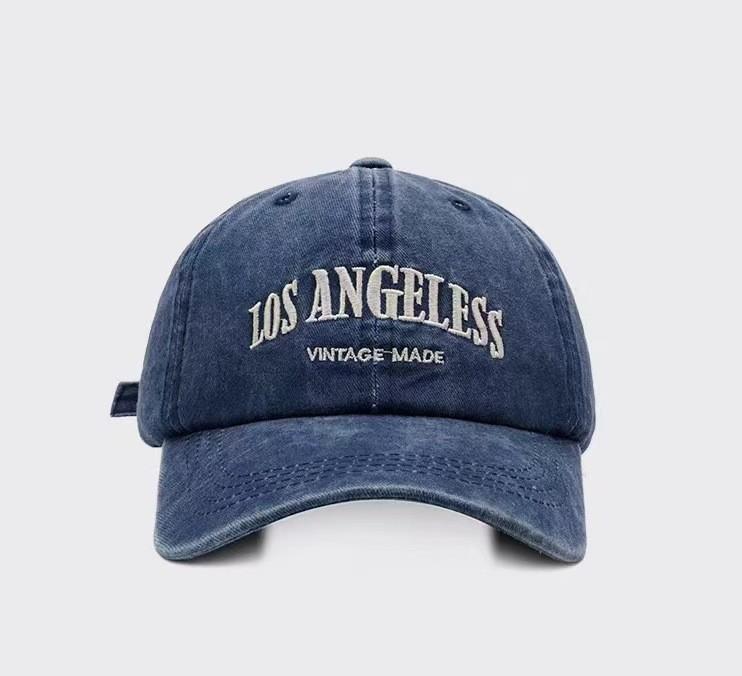 Sun Protection Baseball Cap With Wide Brim For Women And Men Cotton Embroidered Letter Design