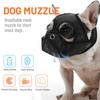 Dog Muzzle Breathable Mesh for Short Snout Dogs Prevent Biting Barking