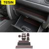 TESIN резиновый интерьер автомобиля противоскользящий коврик для ворот и слотов коврик для чашки украшение для Suzuki Jimny 2007-2017 автомобильные аксессуары