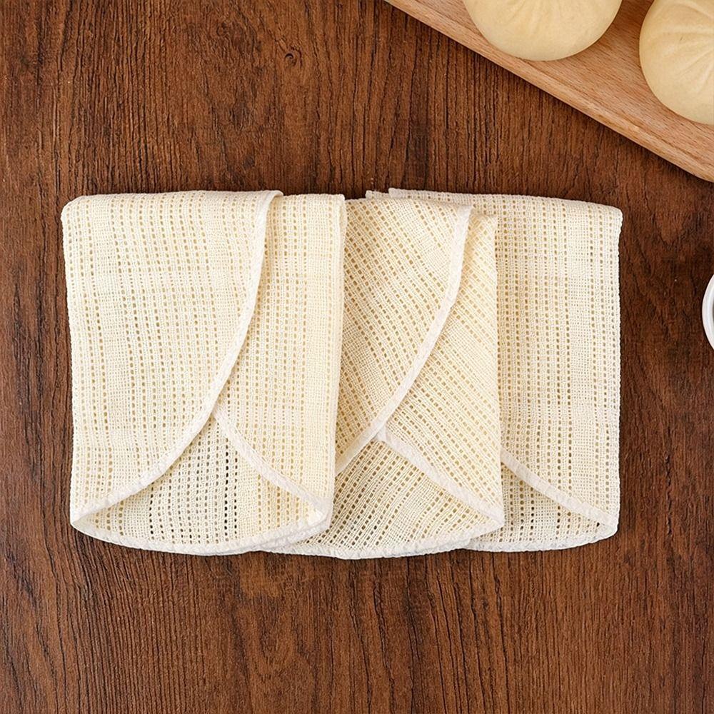 Breathable Round Steamer Cloth Non-stick Bun Steamer Cloth New Dumpling Cloth Rice Steaming