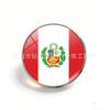 American Countries Flags Brooch Set, USA Canada Butterfly Clasp Travel Collectible Pins