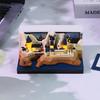 Календарь и блокнот в виде 3D бумажной скульптуры замка Гарри Поттера, офисный декор