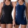 Европейский и американский купальник женский цельный обтягивающий быстросохнущий цельный спортивный купальник женский