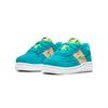 Nike Детские кроссовки Air Force 1 LV8 TD Oracle Aqua Blue Ghost-Green Washed Coral CJ4112-300