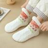 Plush Floor Socks Women Anti Slip Winter Fleece Socks Warm Slippers Socks  Female