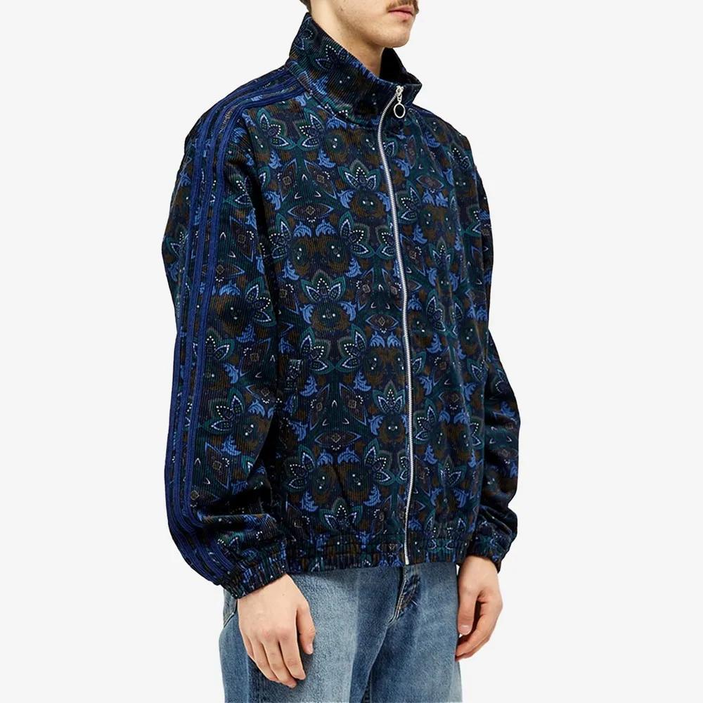 Adidas Originals Jackets Men's Dark Blue Stand Collar Moderate Workwear (Unisex) Jackets IS5274