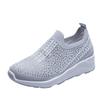 Fashion Summer Women Sneakers Mesh Breathable Women's Casual Shoes Sock Shoes Woman Comfortable Loafers Slip-on Female Vulcanize Shoes