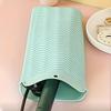 Silicone Heat Insulation Pad Heat Resistant Silicone Mat Pouch For Flat Iron, Hot Hair Tools