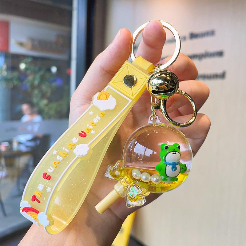 Очаровательные брелоки в виде лягушки-леденца с плавающим песком, идеально подходящие для подарков и украшений