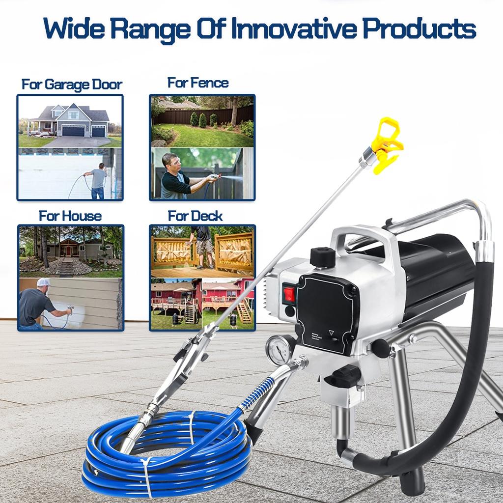 2000 Вт 3500 фунтов на кв. дюйм Безвоздушный распылитель Профессиональные безвоздушные краскопульты высокого давления Безвоздушный распылитель краски Машина для покраски Инструмент