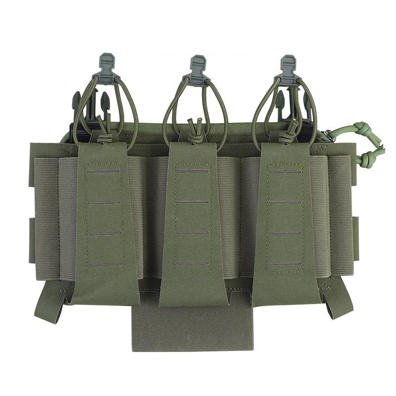 Tactical EPV2 Flexible 556 Tag Rifle Magazine Pouch All-in-One Rear Document Stacker QASM Buckle Clip Tourniquet Holder ARC