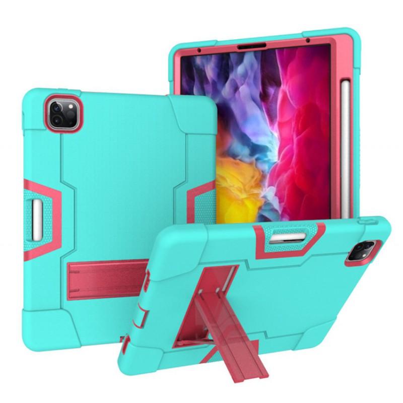 Full-Body Protective Case With Kickstand IPad Pro 12.9 Inch 2020 2021 B Series Armor Shell Silicone Cover
