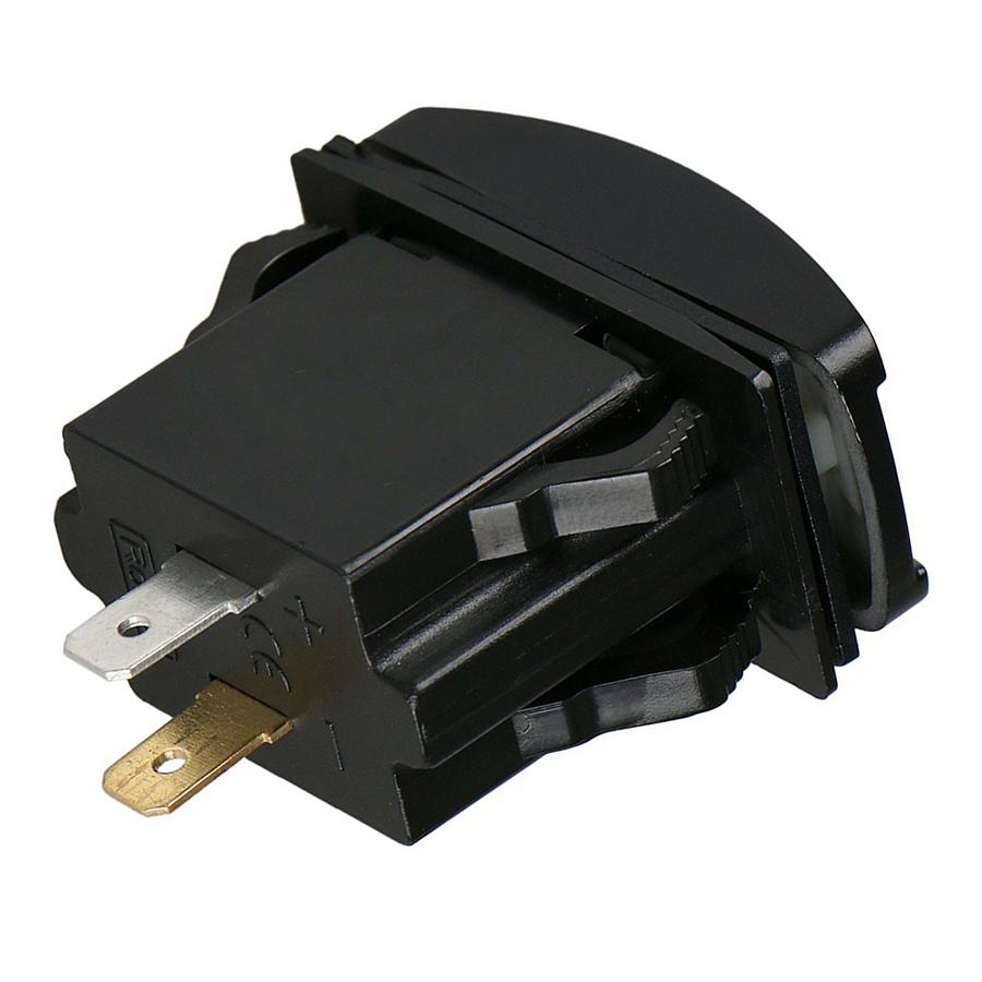 1x автомобильное зарядное устройство для телефона 5 В 3,1 А с двумя USB-портами, синий светодиодный индикатор, источник питания, водонепроницаемый