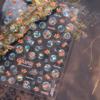 Shiny Blowing Bubble Nail Decorations Stickers 5D Shell Light Love Cat Bubble Transfer Slider Sticker DIY Manicure Decals