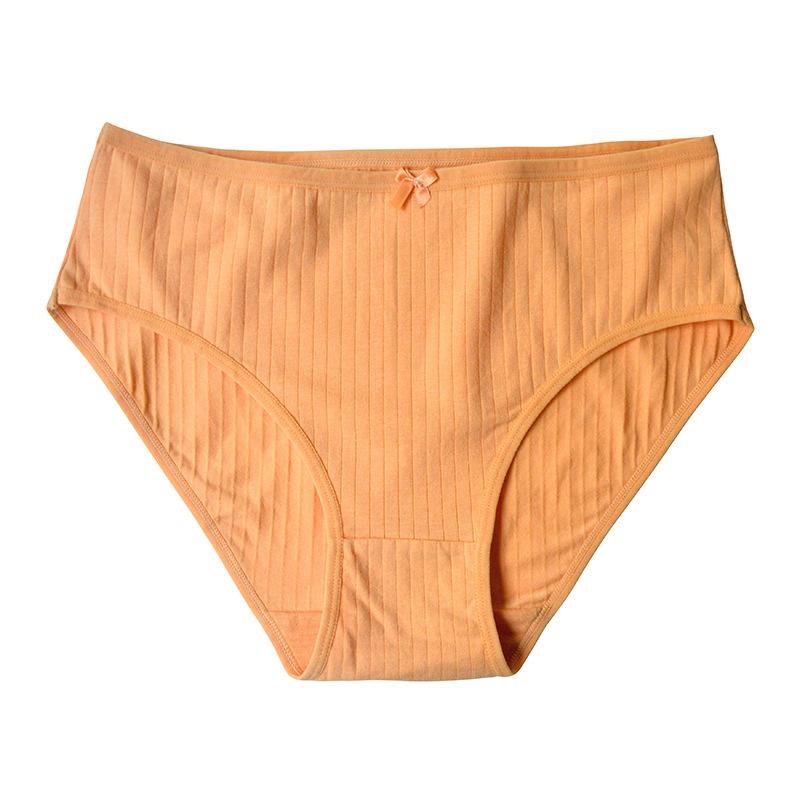 Plus Size Underwear High-waisted Panties Women's Briefs Mommy Triangle Panties