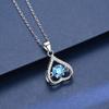 Heart-shaped Smart Diamond Necklace Female Ins Design Feeling Beating Heart Pendant Collarbone Chain for Girlfriend