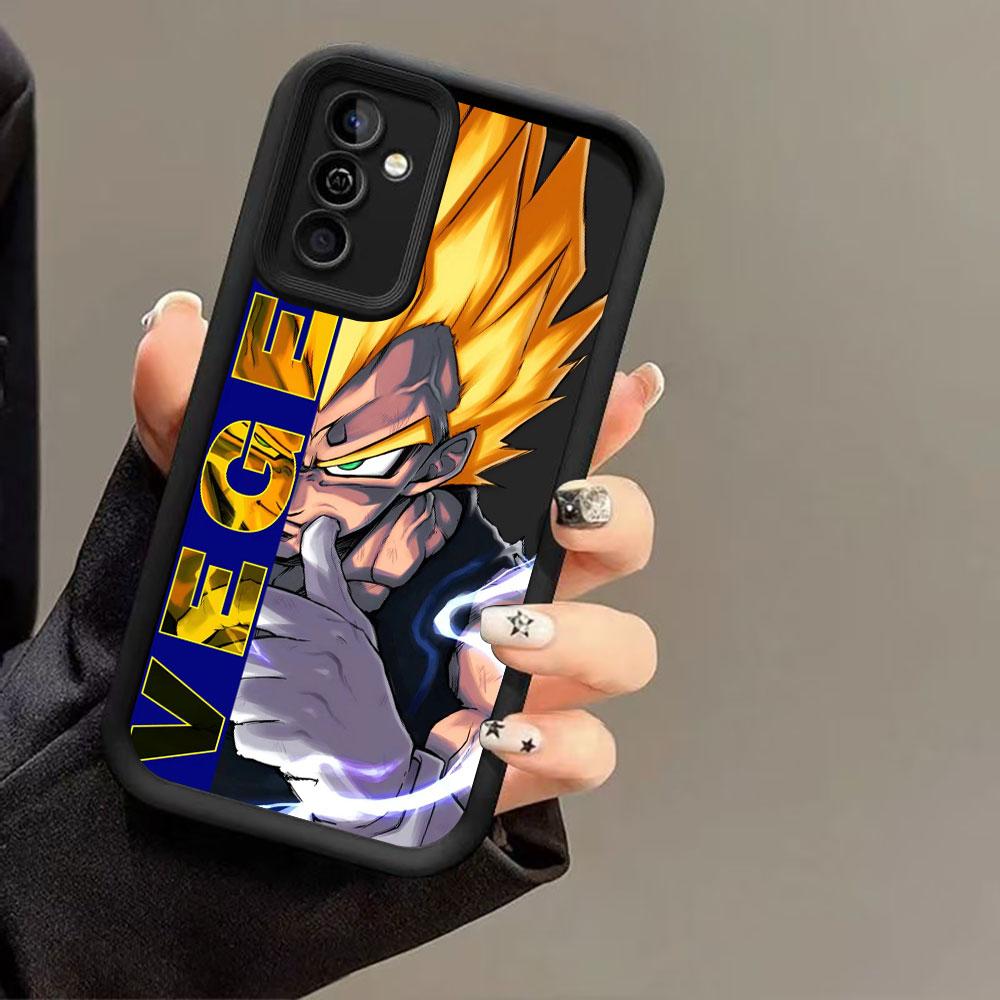 D-Dragon Ball Sun Goku Vegeta Phone Case For Samsung A07 A50 A70 A03 A03S A04 A05 A05S A06 A11 A12 M15 M34 M51 M54 NOTE 20 Cover