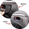 Carbon Fiber Driver Interior Handle Sticker Trim For Honda Pilot 2016-
