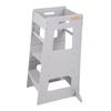 Kitchen Helper for Kids Step Stool Learning Tower for Children Learning Chair Adjustable, St-003, Grey