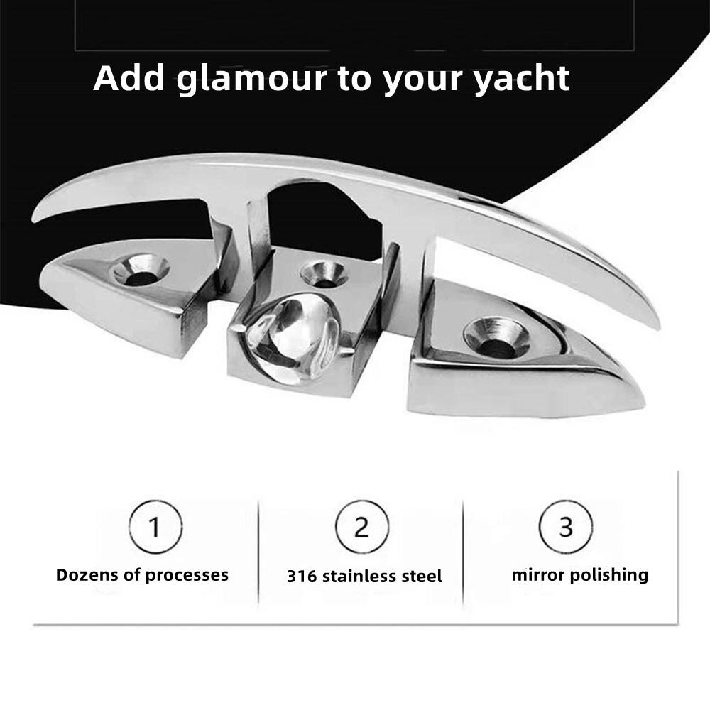 Утка для лодки 5" 6" дюймов 316 нержавеющая сталь складная утка морской класс утка для швартовки откидная утка для лодки каяк и украшения с креплением