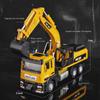 Детская сплавная инженерная машина со светом и звуком Миксер Экскаватор