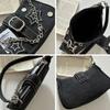 Women Crossbody Bags Korean Harajuku Goth Star Girl Black Hand Bag Fairy Grunge Aesthetic Wallet Shoulder Handbag Purses Baguette Tote Bags