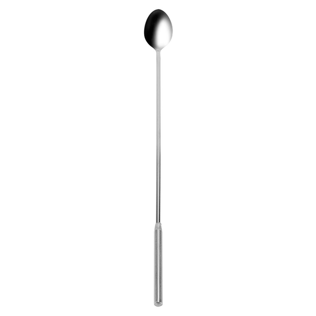 1Pc Stainless Steel Teardrop Bar Spoon Long Hanlde Drink Mixing Cocktail Stirrer Spoons