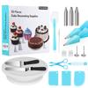 52PCS Cake Decorating Supplies Tips Kits Stainless Steel Baking Supplies Icing Tips with Pastry Bags