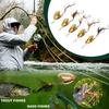 5PCS Sequins Finish Fishing Spinner Lures Hand-Tied Fly Fishing Lures  For Salmon Fishing