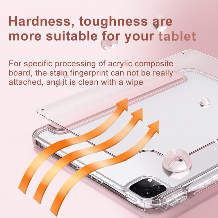 Magnetic Tablet Case for iPad Air 6 13 Inch M2 2024 M3 2025 for iPad Pro 12.9 Inch 2022 2021 2020 2018 Detachable Case Cover