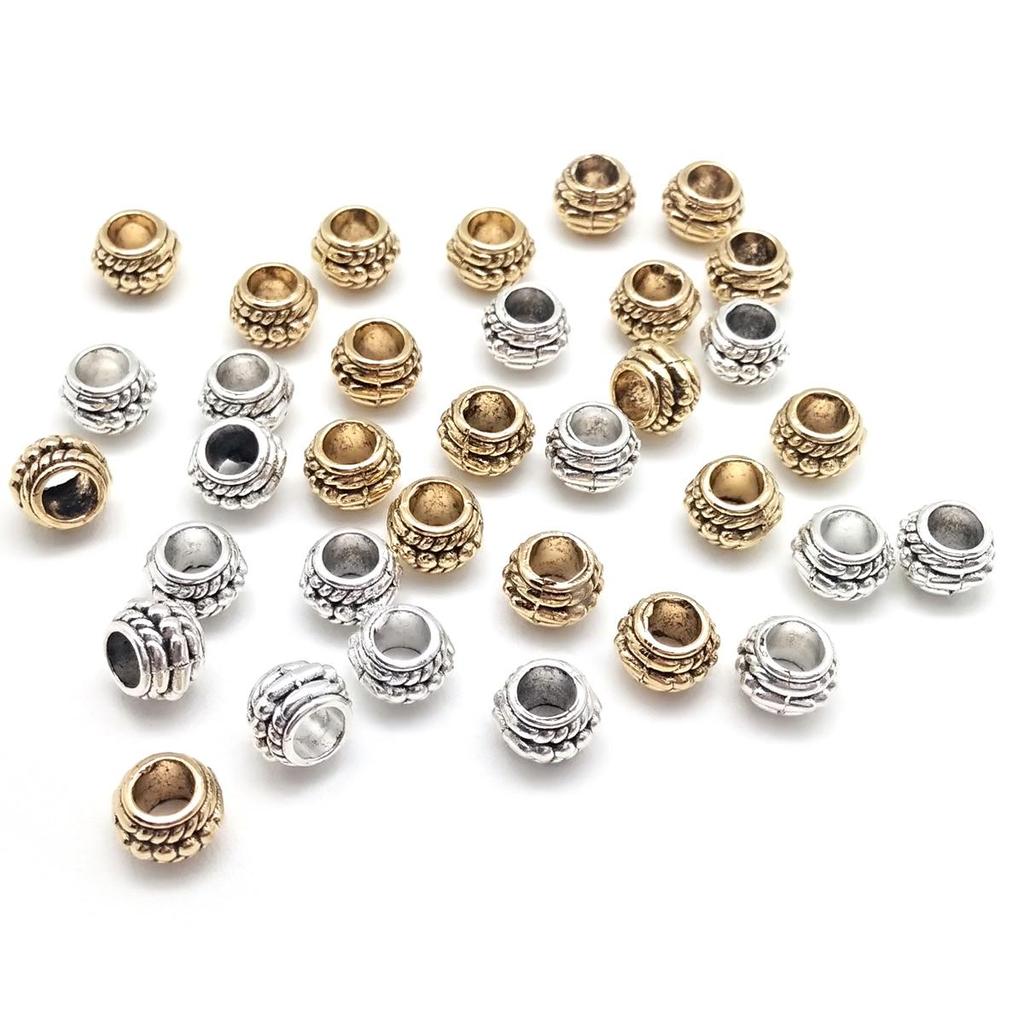 30Pcs Metal Charm Beads Pendant Jewelry Accessories for DIY Bracelet Necklace