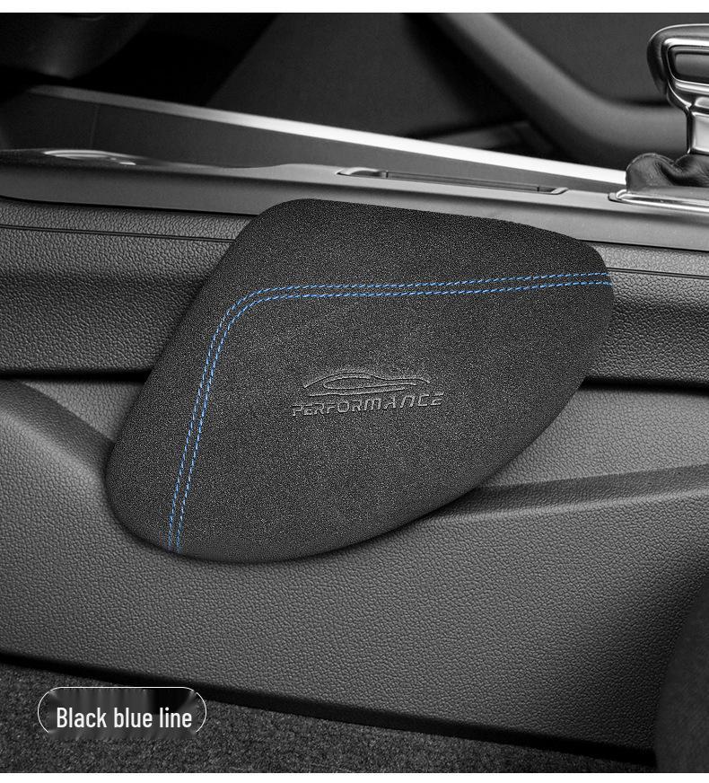 Car Essential: Alcantara Knee Support Cushion for Long-Distance Driving