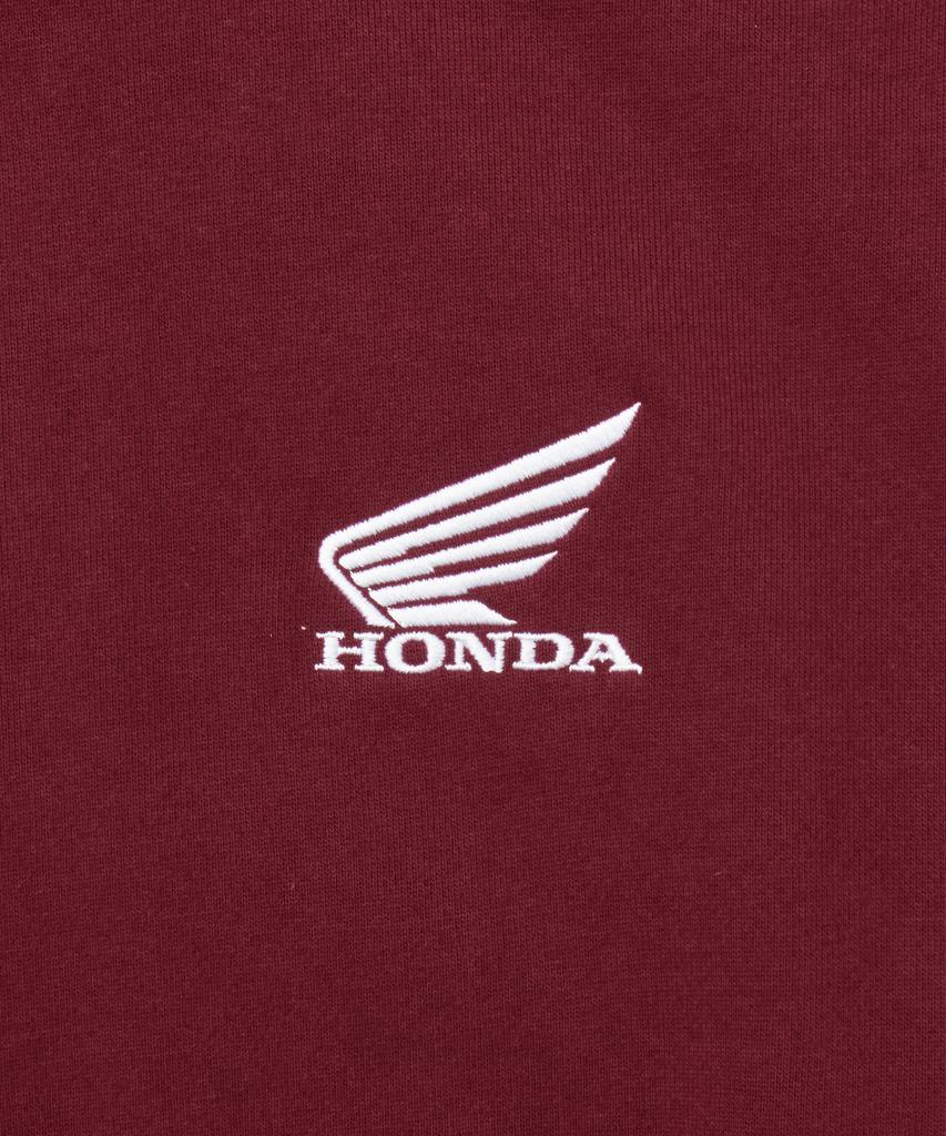 PHYPS MOTORCYCLE Honda Small Wing Худи с заклепками Бордовый